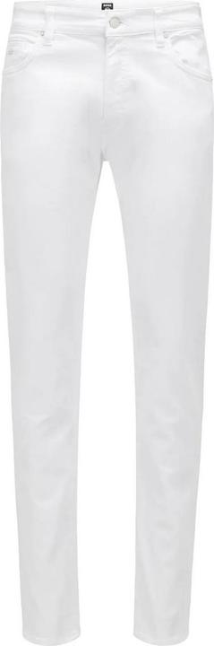 Actual product image BOSS Mens Keith-1 Leather Patch Jeans (32)