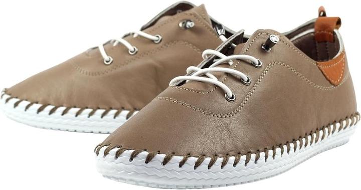 Produktbild Lunar Leinenschuhe St Ives Leder (38)