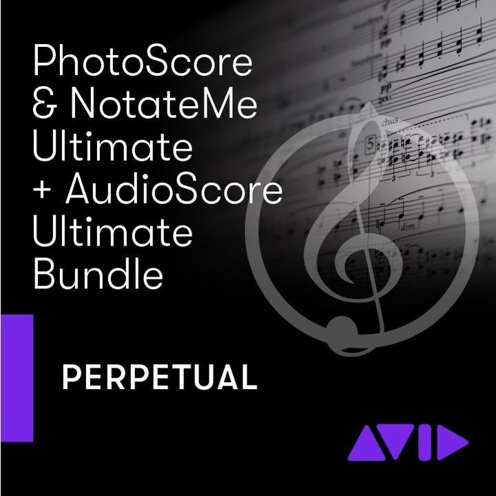 Avid PhotoScore und NotateMe Ultimate + AudioScore Ultimate (unbegrenzt)