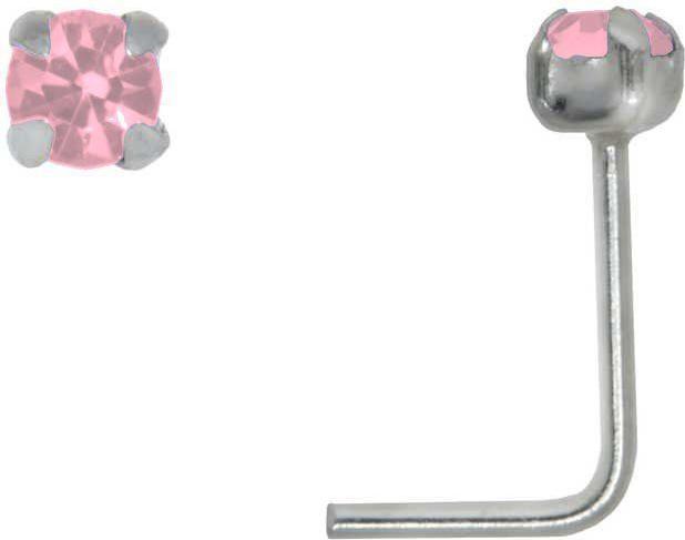 Bijouteria Nasenpiercing (Silber 925, Kristall)