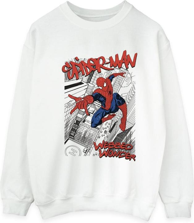 SpiderMan Sketch City Sweatshirt (S)