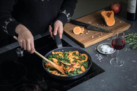 Image du produit Fiskars Friteuse Hard Face 1052224, 28 cm (28 cm, Poêle à frire, Aluminium)