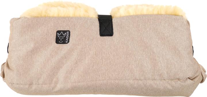 Produktbild Kaiser Handwärmer Lammfell BIG DOUBLE Sand/Melange