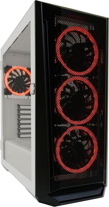 Image du produit LC-Power Boîtier Gaming 805BW Holo-1 X RGB noir/blanc retail (E-ATX, ATX, mATX, Mini-ITX)
