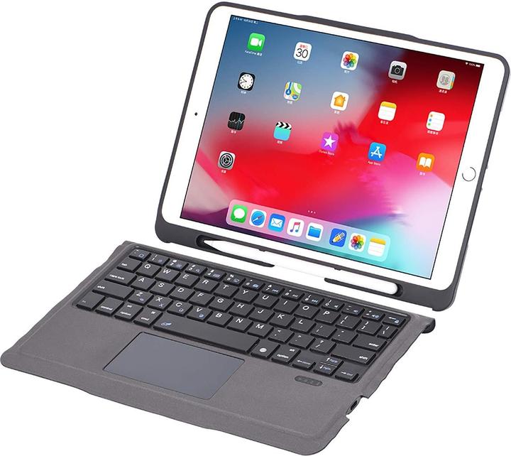 Actual product image 4smarts Keyboard Case Solid QWERTY Trackpad for Apple iPad 10.2 19/20 (DE, iPad)