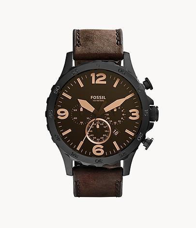 Actual product image Fossil Nate (Analogue wristwatch, Chronograph, 50 mm)