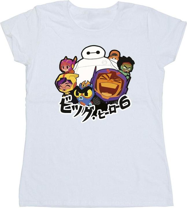 Disney Big Hero 6 Baymax Group Manga TShirt (XL)