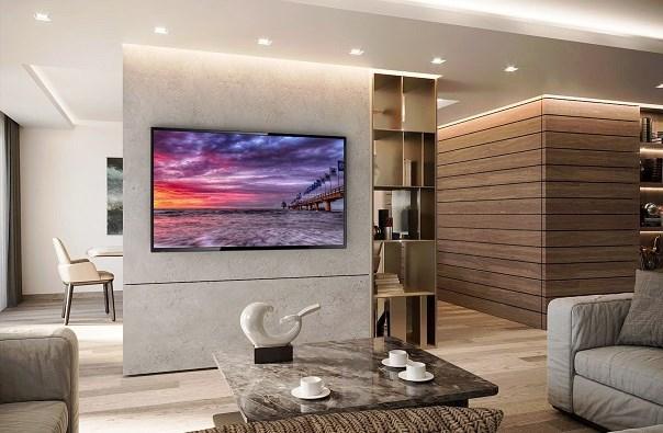 Immagine prodotto Meliconi - Bandiera TV, bottiglia di vino, per 49-75 TV, blu (Muro, 82", 70 kg)