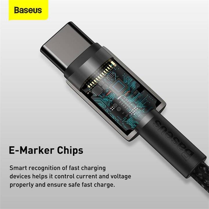 Actual product image Baseus USB C – USB C (1 m, USB 2.0, 100 W)