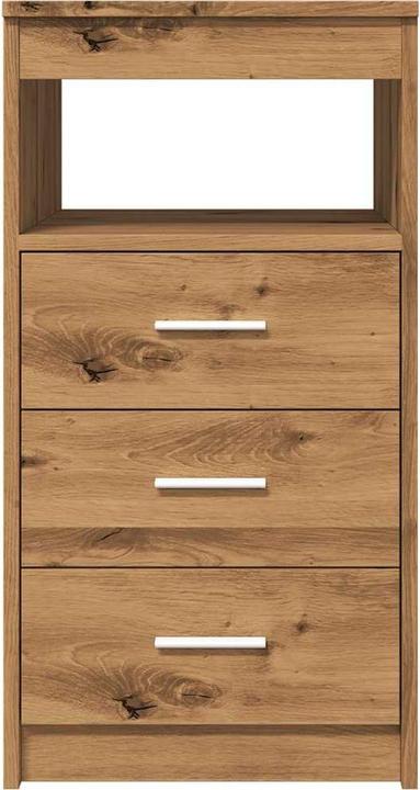 Image du produit VidaXL Schubladenschrank Artisan-Eiche 40x50x76 cm Holzwerkstoff (40 x 50 x 76 cm)