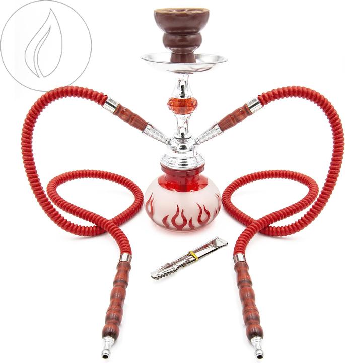 Actual product image Kulu Sisha Amalia red 26cm 2 tubes (26 cm)