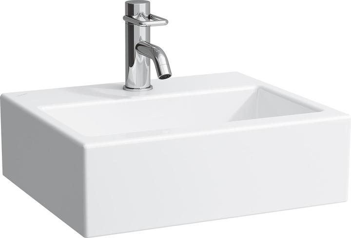 Produktbild Laufen Living City Handwaschbecken, 1 Hahnloch mittig, 450x380mm, weiss, H8154320001 (510 mm, 450 mm)