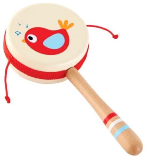 Image du produit Hape Hochet tambour avec oiseau gazouilleur VE8
