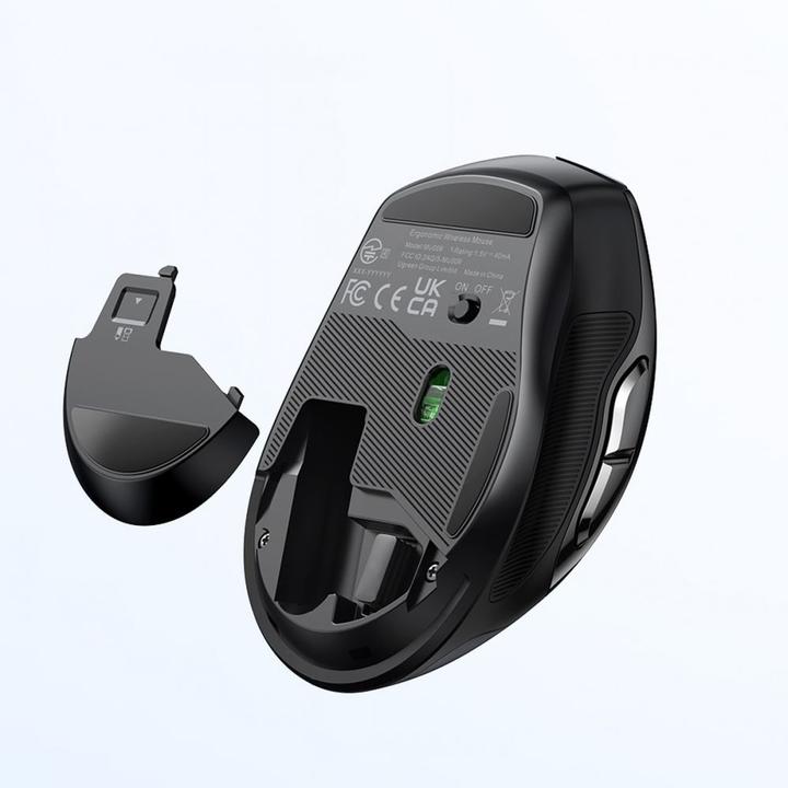 Produktbild Ugreen Optische USB-Funkmaus 2,4 GHz 4000 DPI schwarz (MU006) (Kabellos)