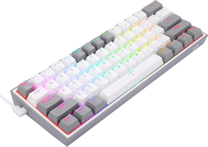 Image du produit Redragon K617 Fizz RGB blanc/gris (US, Filaire)