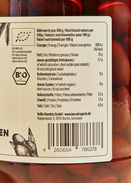 Produktbild KoRo Bio Kalamata Oliven (2400 g)