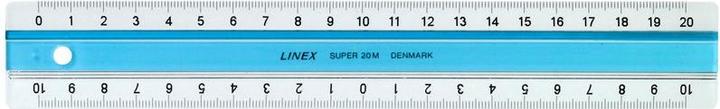 Actual product image Linex S20MM Super ruler blue (20 cm)