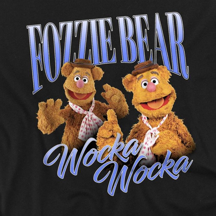 Actual product image Gildan Unisex Adult Bootleg Fozzie Bear T-Shirt (M)