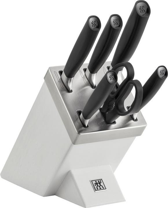 Actual product image Zwilling All Star self-sharpening knife block light 7 pcs, black
