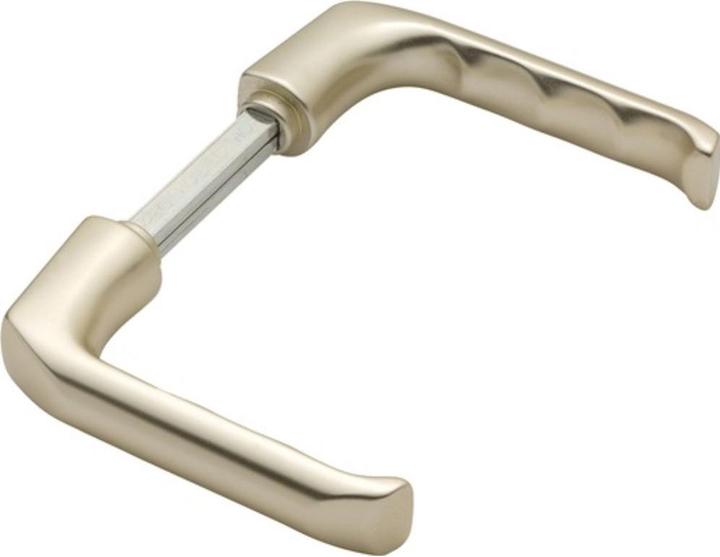 Actual product image Hoppe Pair of lever handles London 113 H Aluminium F2 without roses Square spindle 10 mm (Door handle)