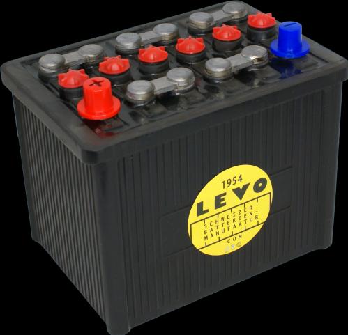 Image du produit Rätikon Batterien 6 N 48 Batterie HGI Oldtimer dans sa boîte d'origine en caoutchouc dur (HGI) 12V 60Ah/20h 460A (EN) (12 V, 60 Ah, 460 A)