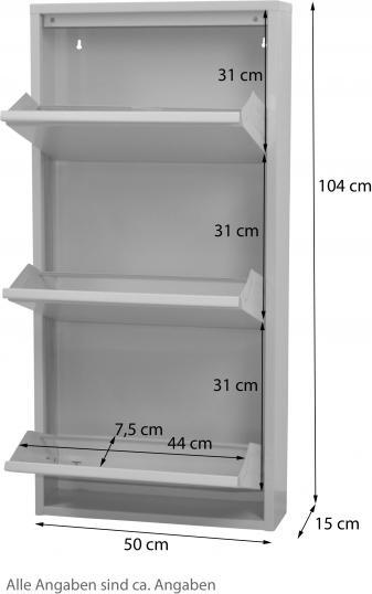 Produktbild Möbel Direkt Online Madrid (50 x 15 x 104 cm)