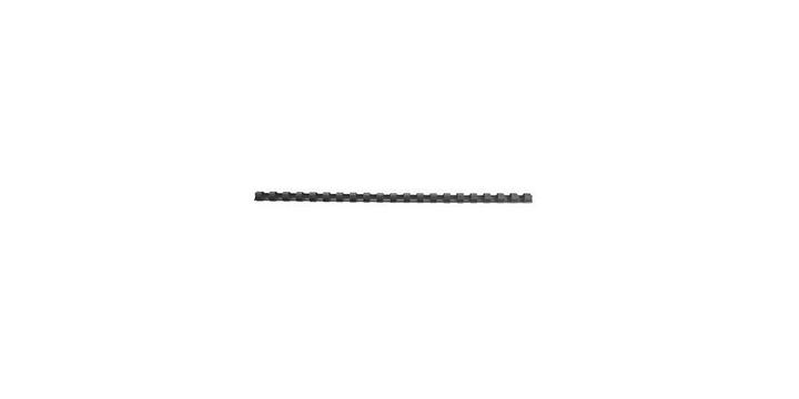 Produktbild GBC Binderücken 12mm, 21 Ringe, schwarz, 100 Stk.