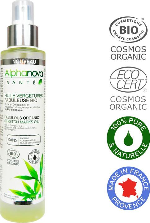 Produktbild Alphanova Santé Huile Vergetures Fabuleuse Bio (100ml) (Körpercreme, 100 ml)