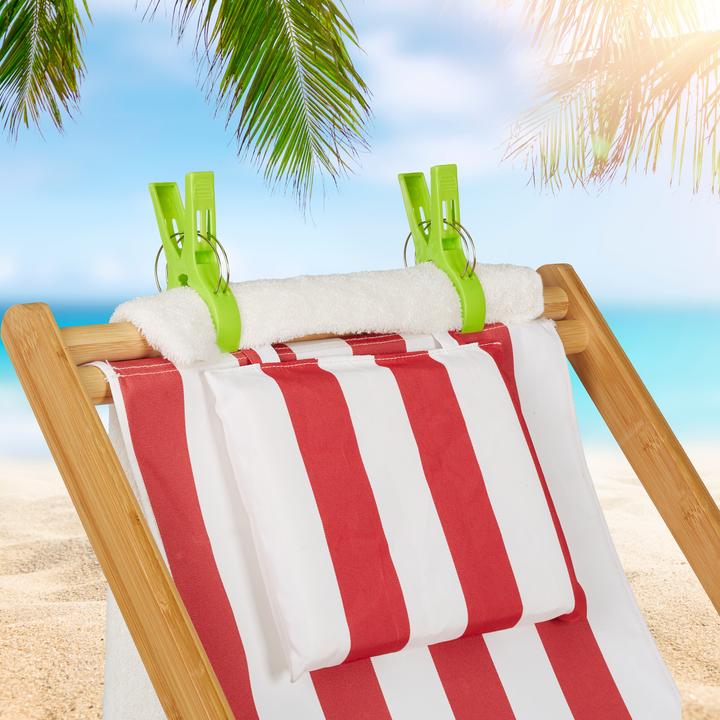 Produktbild Relaxdays 16x Strandtuchklammern