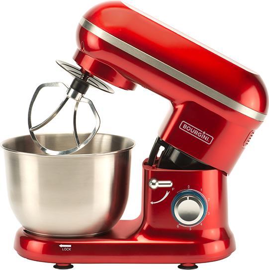 Image du produit Bourgini Classic Kitchen Chef - Keukenmachine - Rood (1250 W)