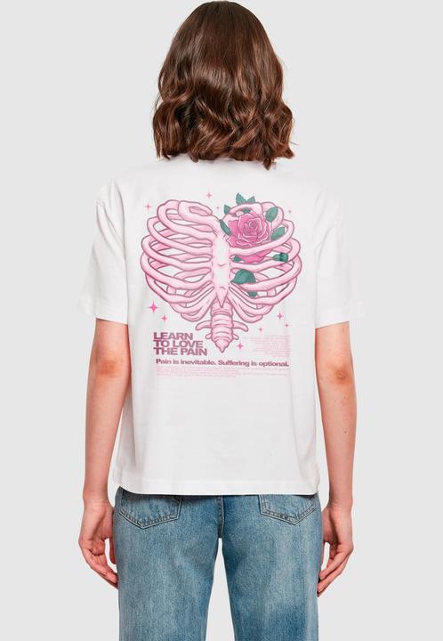 Actual product image Miss Tee Heart Cage Rose Tee - 136485 (S)