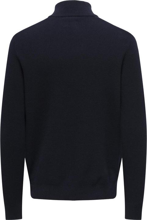 Actual product image Only & Sons Onsphil Reg 12 Struc Half Zip Knit Noos (XS)
