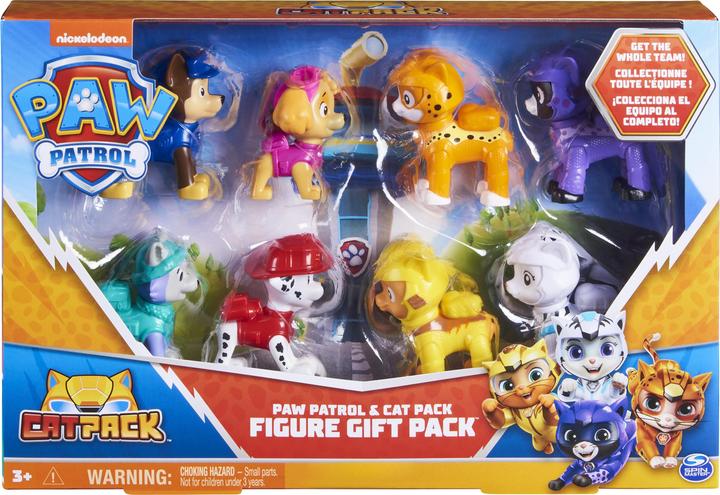 Actual product image Spin Master Paw Patrol Cat Pack Figure Gift Pack Pups And Cats