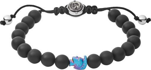 Diesel DX1271873 Armband (25 cm, Edelstahl, Farbstein, Perlon/Nylon)