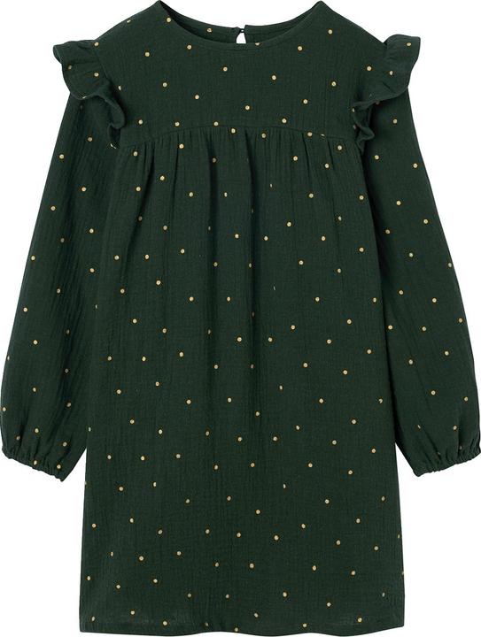 Image du produit Vertbaudet Robe fille à volants en mousseline (92)