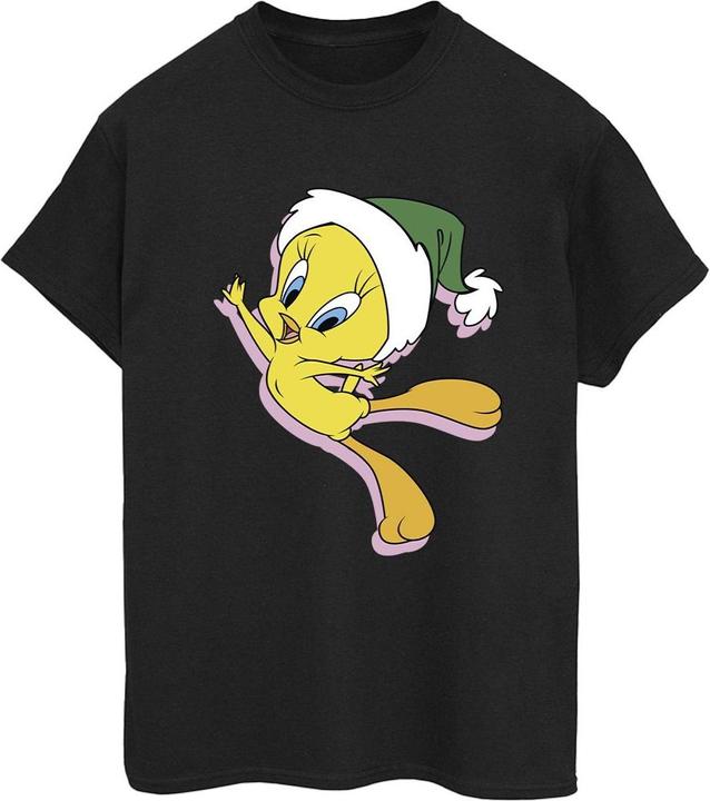 Looney Tunes Tweety Christmas Hat TShirt (S)