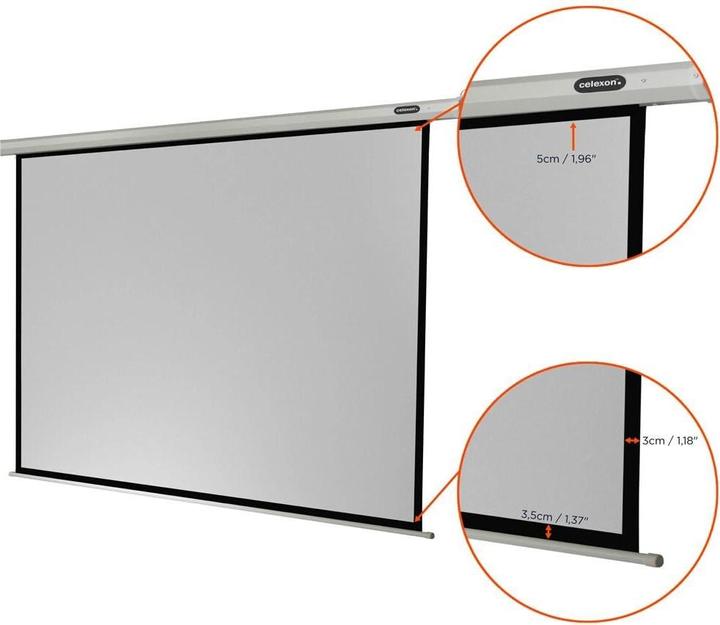 Produktbild Celexon Motor Economy, Leinwand, 4:3 (78.74", 4:3)