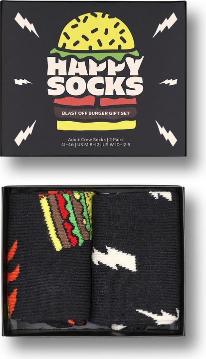 Produktbild Happy Socks Blast Off Burger (2er Pack, 36 - 40)