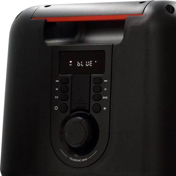 Actual product image Ferguson Bluetooth speaker REGENT Power Audio 400BT RGB 60W FM USB AUX DSP Black