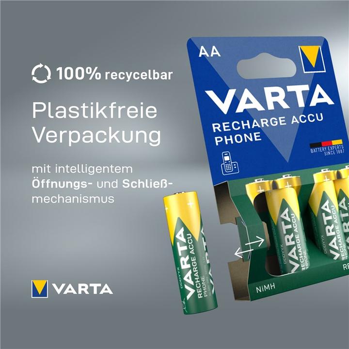 Productafbeelding Varta Recharge Accu Phone (2 Pcs., AA, 1600 mAh)