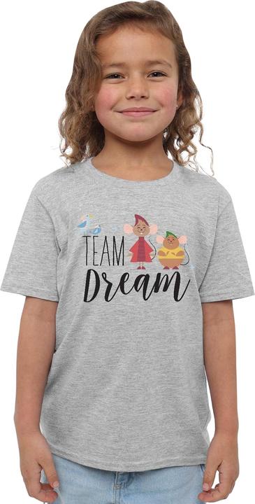 Actual product image Cinderella Childrens/Kids Team Dream Jaq And Gus T-Shirt (128)