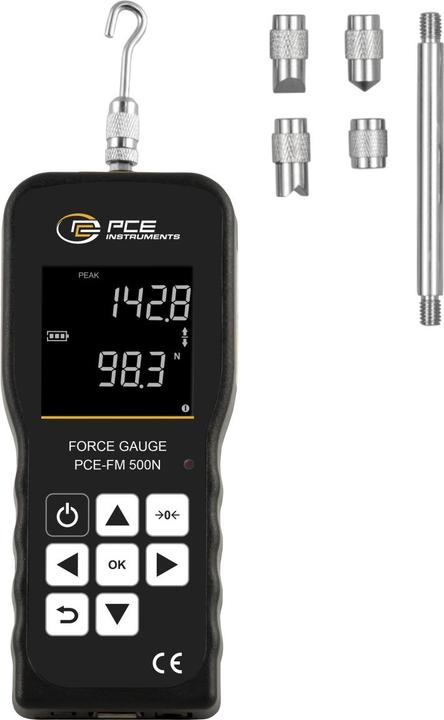 Produktbild PCE Instruments PCE-FM 500N Kraftmessgerät Werksstandard (ohne Zertifikat)
