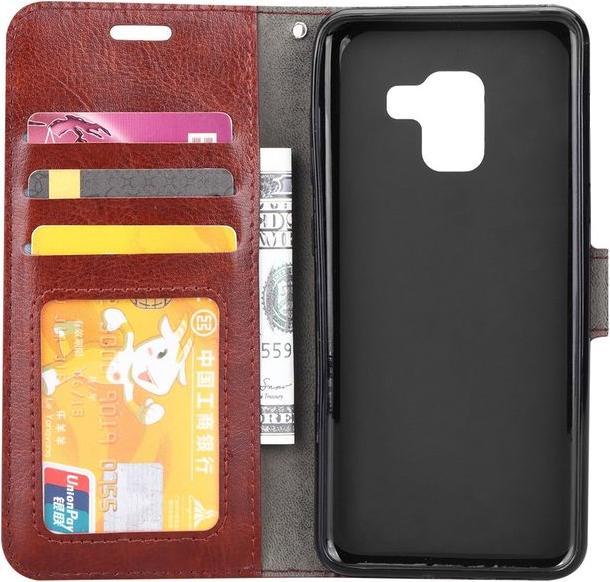 Produktbild MU Classic Crazy Horse Leder Bookcover Hülle (Samsung Galaxy A8 (2018))
