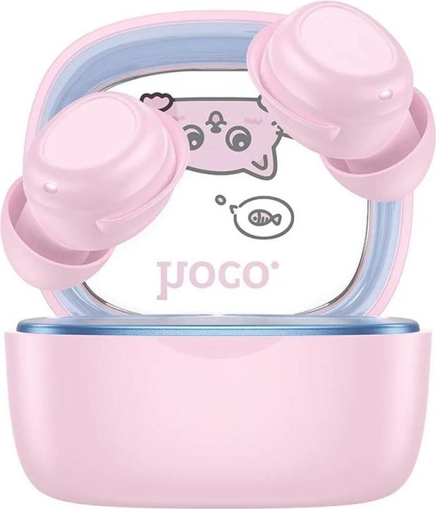 Produktbild Hoco Wireless headphones wireless earphones bluetooth TWS for kids EW111 pink