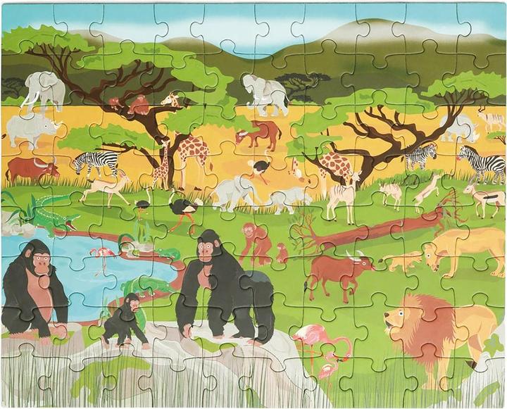 Produktbild Scratch Magnetpuzzle Savanne gross (80 Teile)