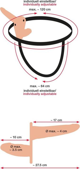 Actual product image You2Toys Strap On Duo