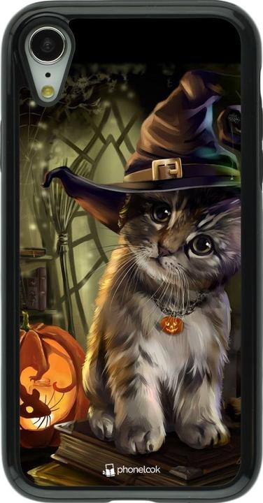 Actual product image PhoneLook Coque Hybrid Armor noir Halloween 21 Witch cat (Apple iPhone XR)