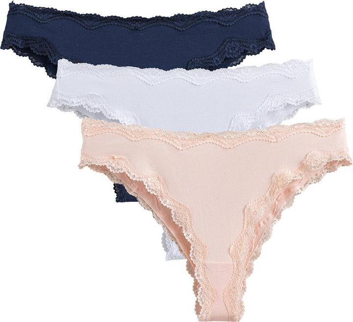 La Redoute Collections 3er-Pack Tangas (44, 46, 3er Pack)