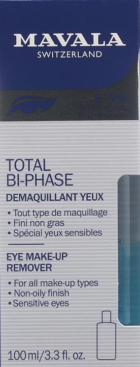 Actual product image Mavala Total Bi-Phase Eye Make-up Remover (Make-up remover, 100 ml)