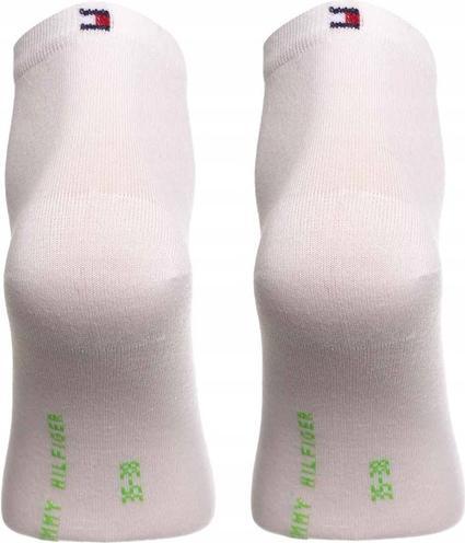 Produktbild Tommy Hilfiger Damen Th Women Casual 2p SHORT SOCK, Green/Marshmallow, 35-38 EU (2er Pack, 35 - 38)